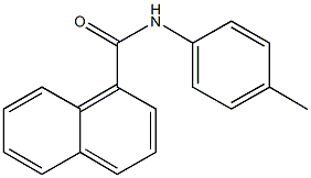 N-(4-methylphenyl)-1-naphthamide Struktur