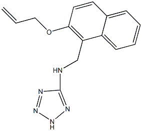 N-{[2-(allyloxy)-1-naphthyl]methyl}-N-(2H-tetraazol-5-yl)amine Struktur