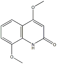 4,8-dimethoxy-2(1H)-quinolinone Struktur