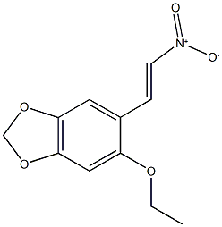 5-ethoxy-6-(2-nitrovinyl)-1,3-benzodioxole Struktur