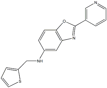 N-[2-(3-pyridinyl)-1,3-benzoxazol-5-yl]-N-(2-thienylmethyl)amine Struktur