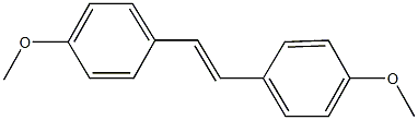 1-methoxy-4-[2-(4-methoxyphenyl)vinyl]benzene Struktur