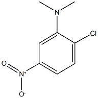 2-chloro-N,N-dimethyl-5-nitroaniline Struktur