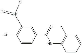 4-chloro-3-nitro-N-(2-methylphenyl)benzamide Struktur