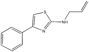 N-allyl-N-(4-phenyl-1,3-thiazol-2-yl)amine Struktur