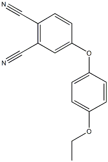 4-(4-ethoxyphenoxy)phthalonitrile Struktur