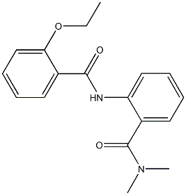 2-[(2-ethoxybenzoyl)amino]-N,N-dimethylbenzamide Struktur