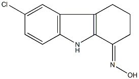 6-chloro-2,3,4,9-tetrahydro-1H-carbazol-1-one oxime Struktur