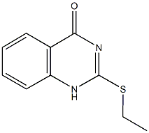 2-(ethylsulfanyl)-4(3H)-quinazolinone Struktur