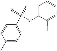 2-methylphenyl 4-methylbenzenesulfonate Struktur