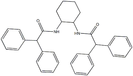 N-{2-[(diphenylacetyl)amino]cyclohexyl}-2,2-diphenylacetamide Struktur