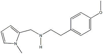 2-(4-methoxyphenyl)-N-[(1-methyl-1H-pyrrol-2-yl)methyl]ethanamine Struktur