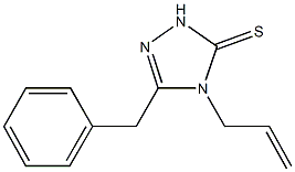 4-allyl-5-benzyl-2,4-dihydro-3H-1,2,4-triazole-3-thione Struktur