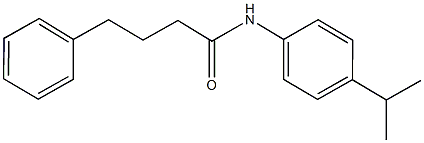 N-(4-isopropylphenyl)-4-phenylbutanamide Struktur