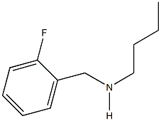 N-butyl-N-(2-fluorobenzyl)amine Struktur