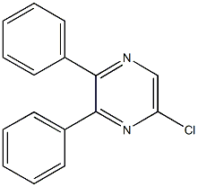 5-chloro-2,3-diphenylpyrazine Struktur