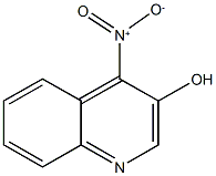 4-nitro-3-quinolinol Struktur