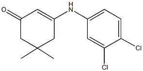 3-(3,4-dichloroanilino)-5,5-dimethyl-2-cyclohexen-1-one Struktur