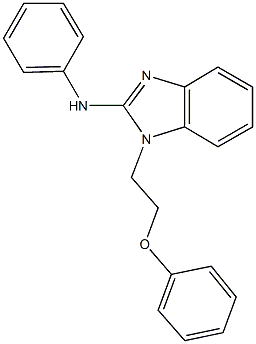 N-[1-(2-phenoxyethyl)-1H-benzimidazol-2-yl]-N-phenylamine Struktur