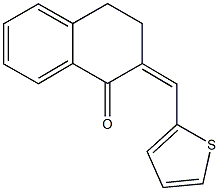 2-(2-thienylmethylene)-3,4-dihydro-1(2H)-naphthalenone Struktur