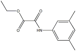 ethyl (3,5-dimethylanilino)(oxo)acetate Struktur