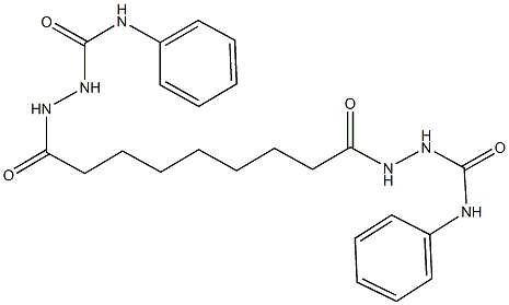 2-{9-[2-(anilinocarbonyl)hydrazino]-9-oxononanoyl}-N-phenylhydrazinecarboxamide Struktur