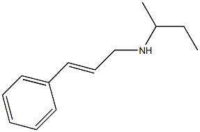 N-(sec-butyl)-N-cinnamylamine Struktur