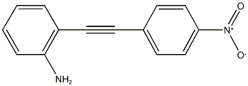 2-[(4-nitrophenyl)ethynyl]aniline Struktur