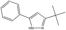 3-tert-butyl-5-phenyl-1H-pyrazole Struktur