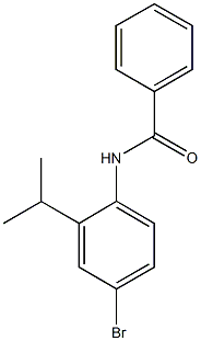 N-(4-bromo-2-isopropylphenyl)benzamide Struktur