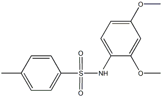 N-(2,4-dimethoxyphenyl)-4-methylbenzenesulfonamide Struktur