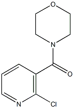 4-[(2-chloro-3-pyridinyl)carbonyl]morpholine Struktur