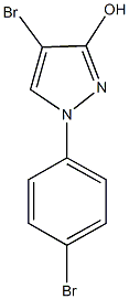 4-bromo-1-(4-bromophenyl)-1H-pyrazol-3-ol Struktur