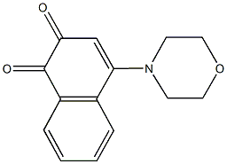 4-(4-morpholinyl)-1,2-naphthalenedione Struktur