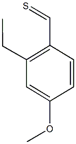 2-ethyl-4-methoxybenzenecarbothialdehyde Struktur