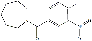 1-{4-chloro-3-nitrobenzoyl}azepane Struktur