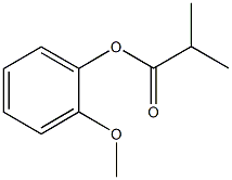 2-methoxyphenyl 2-methylpropanoate Struktur