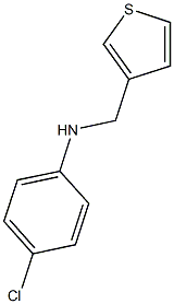 N-(4-chlorophenyl)-N-(3-thienylmethyl)amine Struktur