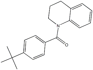 1-{[4-(1,1-dimethylethyl)phenyl]carbonyl}-1,2,3,4-tetrahydroquinoline Struktur