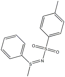 4-methyl-N-[methyl(phenyl)-lambda~4~-sulfanylidene]benzenesulfonamide Struktur