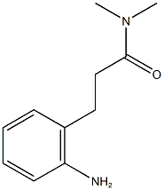 3-(2-Aminophenyl)-N,N-dimethylpropanamide Struktur