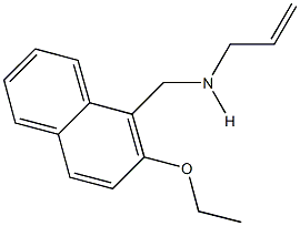 N-allyl-N-[(2-ethoxy-1-naphthyl)methyl]amine Struktur