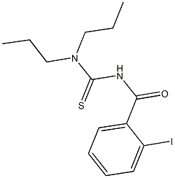 N'-(2-iodobenzoyl)-N,N-dipropylthiourea Struktur