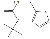 tert-butyl 2-thienylmethylcarbamate Struktur