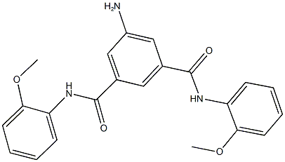 5-amino-N~1~,N~3~-bis(2-methoxyphenyl)isophthalamide Struktur