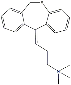 3-dibenzo[b,e]thiepin-11(6H)-ylidene-N,N,N-trimethyl-1-propanaminium Struktur