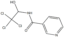 N-(2,2,2-trichloro-1-hydroxyethyl)nicotinamide Struktur