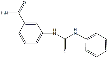 3-[(anilinocarbothioyl)amino]benzamide Struktur