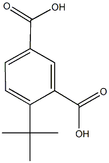 4-tert-butylisophthalic acid Struktur