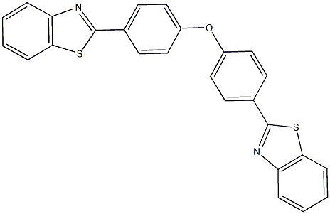 bis[4-(1,3-benzothiazol-2-yl)phenyl] ether Struktur